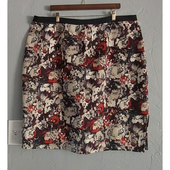 Modamix Skirts Women's Plus 2X Paisley, Elastic Waist, 40 Inch Waist, 20.5 Inch - Picture 4 of 6